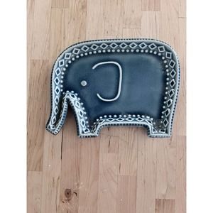Ceramic Dish Elephant 8”X6” NEW